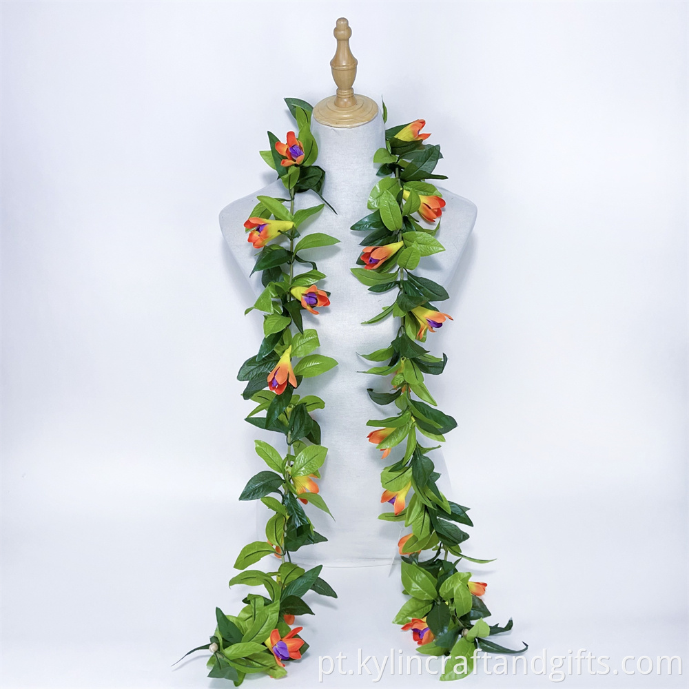 Kn Hl135 Maile Leaf Tuberose Lei